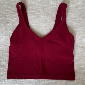 Lululemon Align Tank size 6 - Pomegranate Color